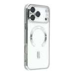 For iPhone 17 Pro Case Compatible with MagSafe Electroplated TPU Phone Cover with Lens Film