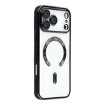 For iPhone 17 Pro Case Compatible with MagSafe Electroplated TPU Phone Cover with Lens Film