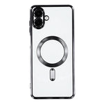 Samsung Galaxy A08 5G / A08 4G / A07 4G / A07s 4G magnetisk etui, elektrobelagt TPU-mobilcover med linsefilm