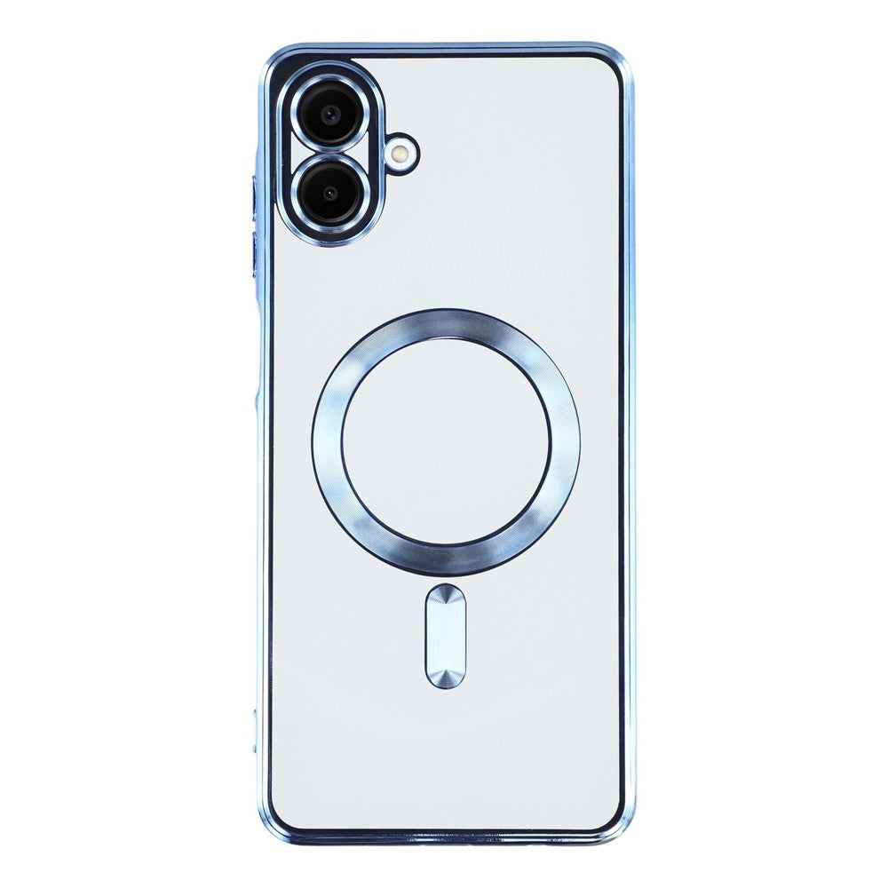 Samsung Galaxy A08 5G / A08 4G / A07 4G / A07s 4G magnetisk etui, elektrobelagt TPU-mobilcover med linsefilm