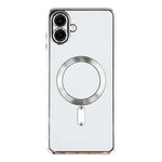 Samsung Galaxy A08 5G / A08 4G / A07 4G / A07s 4G magnetisk etui, elektrobelagt TPU-mobilcover med linsefilm