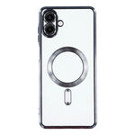 Samsung Galaxy A08 5G / A08 4G / A07 4G / A07s 4G magnetisk etui, elektrobelagt TPU-mobilcover med linsefilm