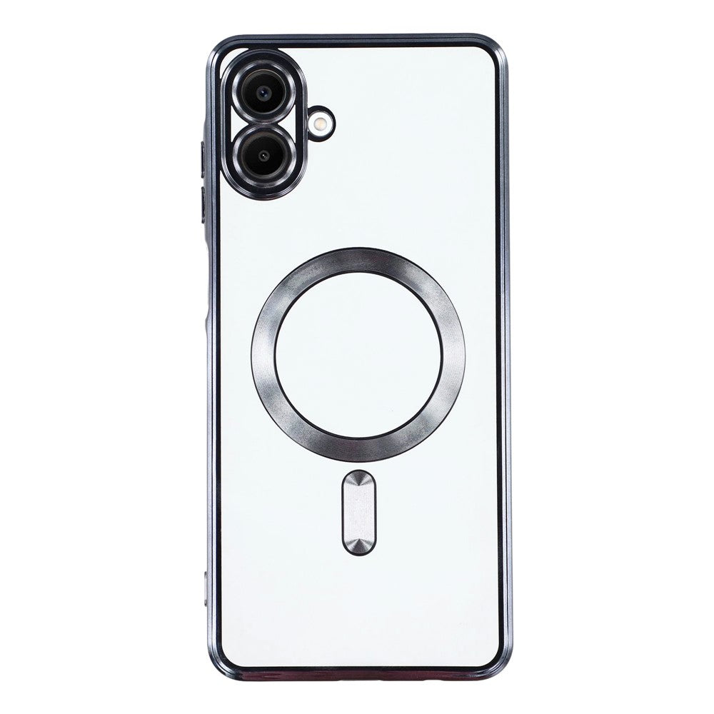 Samsung Galaxy A08 5G / A08 4G / A07 4G / A07s 4G magnetisk etui, elektrobelagt TPU-mobilcover med linsefilm