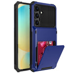 For Samsung Galaxy S25 FE Case PC + TPU Dual Layer Back Phone Cover with Card Holder