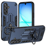 Til Samsung Galaxy A18 5G / A18 4G / A17 5G / A17 4G cover ringholder støtteben PC + TPU stødsikkert telefoncover
