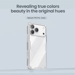 NILLKIN Nature Pro Series For iPhone 18 Pro Max / 17 Pro Max Case PC + TPU Anti-Scratch Clear Back Cover