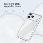 NILLKIN Nature Pro Series For iPhone 18 Pro Max / 17 Pro Max Case PC + TPU Anti-Scratch Clear Back Cover