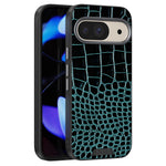 ABEEL til Google Pixel 10 Pro / Pixel 10 magnetisk cover med krokodille-tekstur mikro-præget bagside