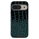 ABEEL til Google Pixel 10 Pro / Pixel 10 magnetisk cover med krokodille-tekstur mikro-præget bagside