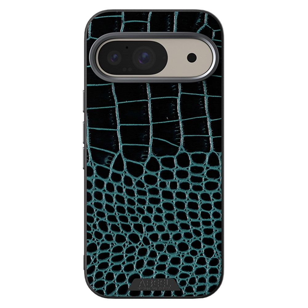 ABEEL til Google Pixel 10 Pro / Pixel 10 magnetisk cover med krokodille-tekstur mikro-præget bagside