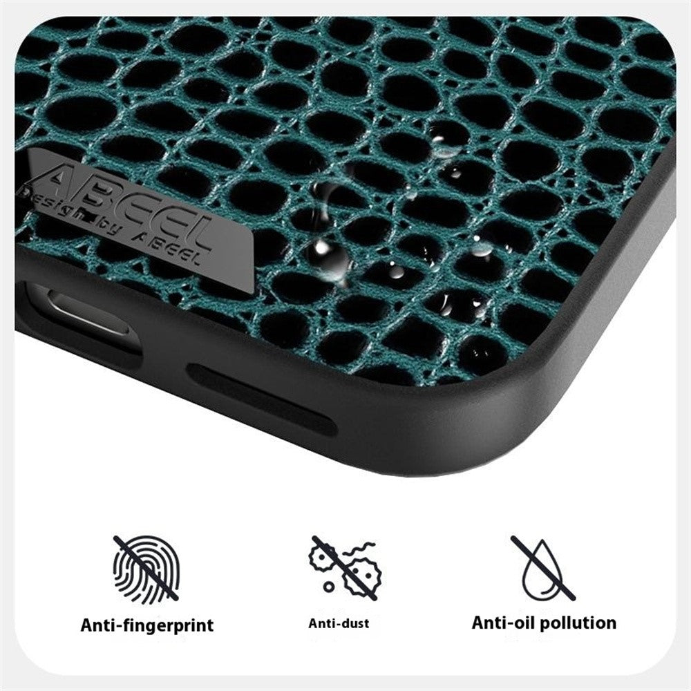 ABEEL til Google Pixel 10 Pro / Pixel 10 magnetisk cover med krokodille-tekstur mikro-præget bagside