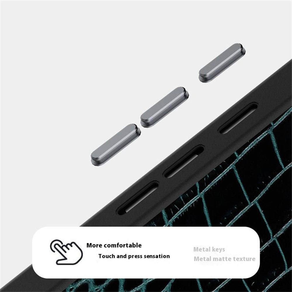 ABEEL til Google Pixel 10 Pro / Pixel 10 magnetisk cover med krokodille-tekstur mikro-præget bagside