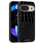 ABEEL til Google Pixel 10 Pro / Pixel 10 magnetisk cover med krokodille-tekstur mikro-præget bagside