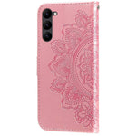 For Samsung Galaxy S23 Case Floral Pattern PU Leather Wallet Stand Phone Cover