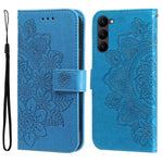 For Samsung Galaxy S23 Case Floral Pattern PU Leather Wallet Stand Phone Cover