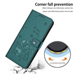For Xiaomi Redmi 15C 4G (EU) (173mm) / 15C 5G (EU) (173mm) / Poco C85 4G (173mm) Wallet Case Cats Imprint Leather Phone Cover with Strap