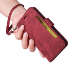 BETOPNICE 001 For Samsung Galaxy S23 PU Leather Phone Case Wallet Stand Imprinted Stitching Line Full Protection Cell Phone Cover
