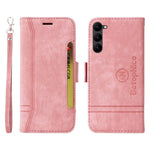 BETOPNICE 001 For Samsung Galaxy S23 PU Leather Phone Case Wallet Stand Imprinted Stitching Line Full Protection Cell Phone Cover