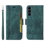 BETOPNICE 001 For Samsung Galaxy S23 PU Leather Phone Case Wallet Stand Imprinted Stitching Line Full Protection Cell Phone Cover