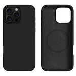 For iPhone 16 Pro Max Case Compatible with MagSafe Liquid Silicone + PC Phone Cover