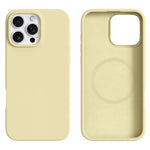 For iPhone 16 Pro Max Case Compatible with MagSafe Liquid Silicone + PC Phone Cover