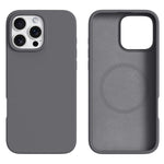 For iPhone 16 Pro Max Case Compatible with MagSafe Liquid Silicone + PC Phone Cover