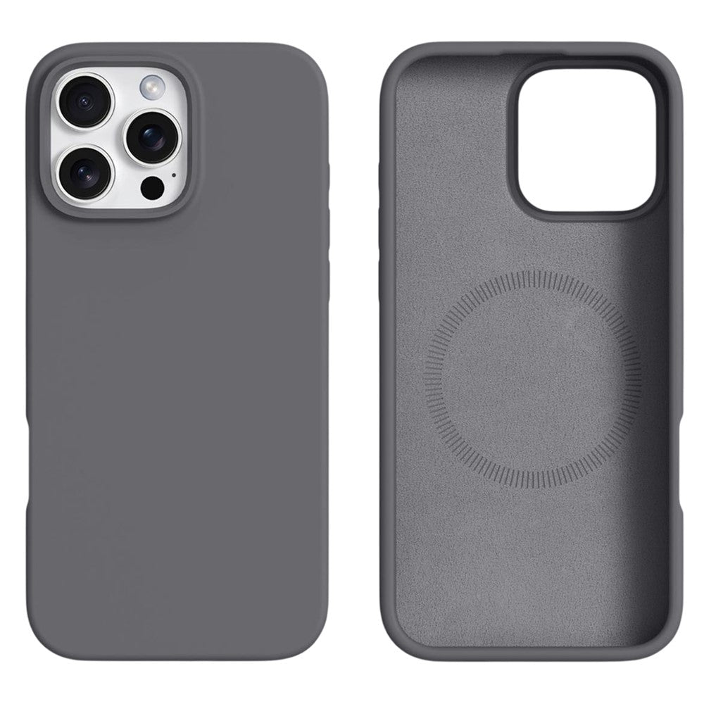 For iPhone 16 Pro Max Case Compatible with MagSafe Liquid Silicone + PC Phone Cover