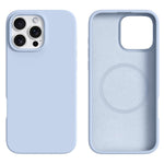 For iPhone 16 Pro Max Case Compatible with MagSafe Liquid Silicone + PC Phone Cover