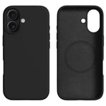 Til iPhone 17 Cover Kompatibel med MagSafe Flydende Silikone + PC Telefoncover