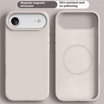 For iPhone Air Case Compatible with MagSafe Liquid Silicone + PC Phone Cover