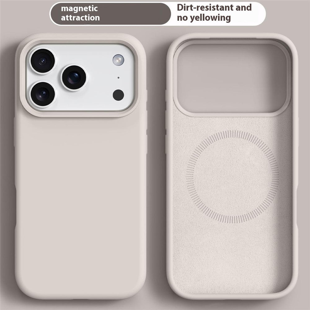 iPhone 18 Pro Max / 17 Pro Max Skal MagSafe Silikon/PC - Antikvit