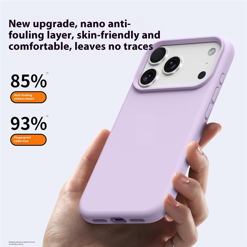 Til iPhone 18 Pro / 17 Pro cover, kompatibel med MagSafe Hudvenlig flydende silikone + PC-telefoncover