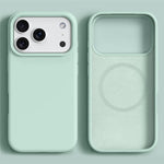 iPhone 18 Pro / 17 Pro Skal MagSafe Silikon/PC - Ljusgrön