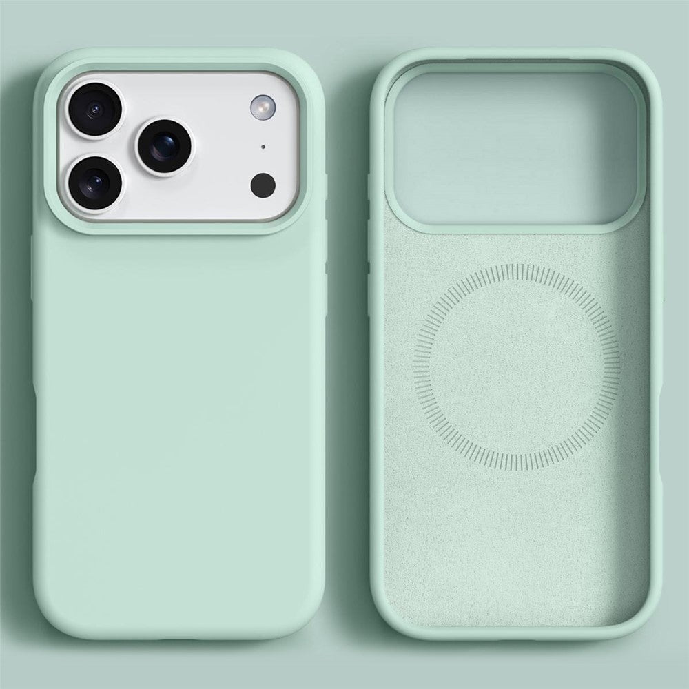 iPhone 18 Pro / 17 Pro Skal MagSafe Silikon/PC - Ljusgrön