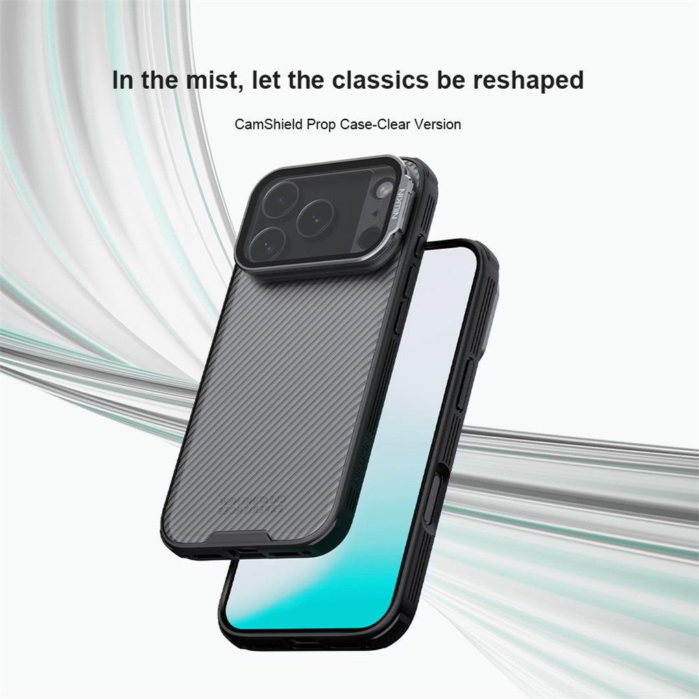 NILLKIN CamShield Prop Series For iPhone 18 Pro / 17 Pro Case Clear Lens Lid TPU PC Phone Cover