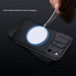 NILLKIN Camshield Pro for iPhone 18 Pro / 17 Pro Case Compatible with MagSafe TPU + PC Phone Cover with Slider Camera