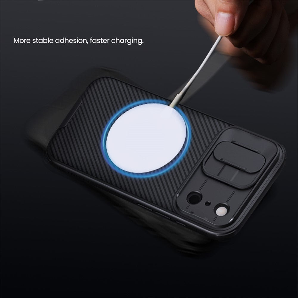 NILLKIN Camshield Pro for iPhone 18 Pro / 17 Pro Case Compatible with MagSafe TPU + PC Phone Cover with Slider Camera