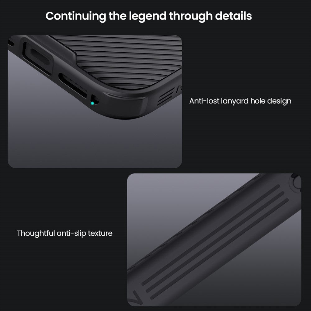 NILLKIN Camshield Pro for iPhone 18 Pro / 17 Pro Case Compatible with MagSafe TPU + PC Phone Cover with Slider Camera