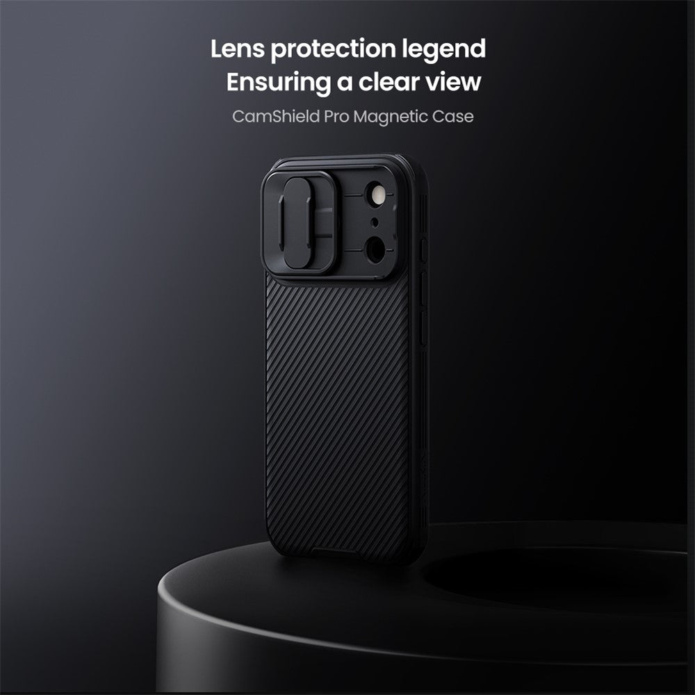 NILLKIN Camshield Pro for iPhone 18 Pro / 17 Pro Case Compatible with MagSafe TPU + PC Phone Cover with Slider Camera