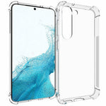 Samsung Galaxy S23+ TPU-mobilskal Fallskydd Mobilmobilskal Stötsäkert Reptåligt Texturerat HD Genomskinligt Skal
