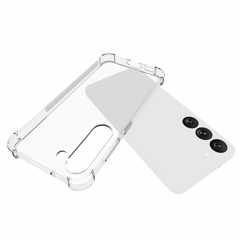 Samsung Galaxy S23+ TPU-mobilskal Fallskydd Mobilmobilskal Stötsäkert Reptåligt Texturerat HD Genomskinligt Skal
