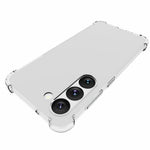 Samsung Galaxy S23+ TPU-mobilskal Fallskydd Mobilmobilskal Stötsäkert Reptåligt Texturerat HD Genomskinligt Skal
