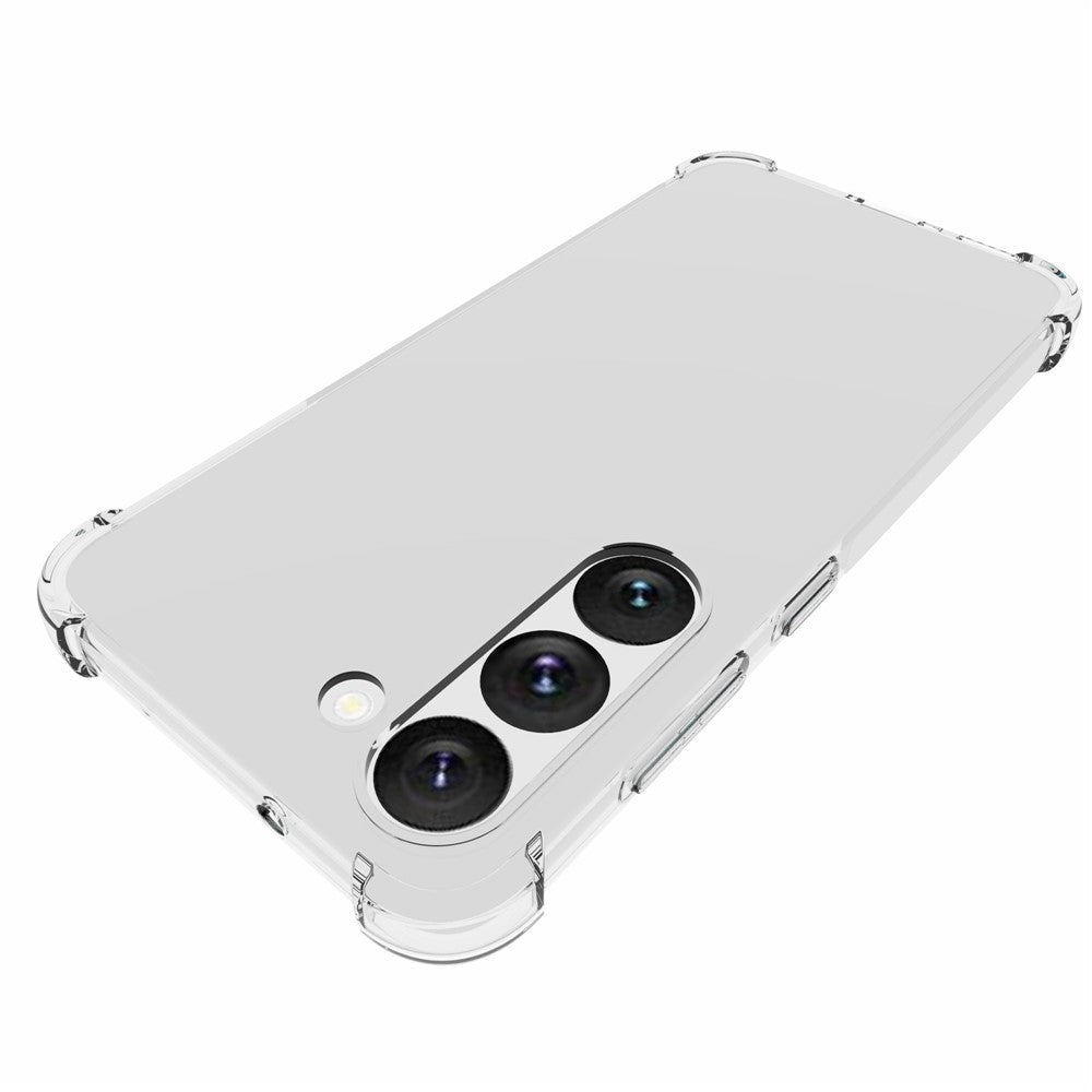 Samsung Galaxy S23+ TPU-mobilskal Fallskydd Mobilmobilskal Stötsäkert Reptåligt Texturerat HD Genomskinligt Skal