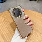 For Honor X9a 5G Case Glitter TPU Phone Cover with Reinforced Corners