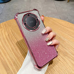 For Honor X9a 5G Case Glitter TPU Phone Cover with Reinforced Corners