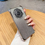 Honor X9b 5G Cover Glitrende TPU-telefoncover med forstærkede hjørner