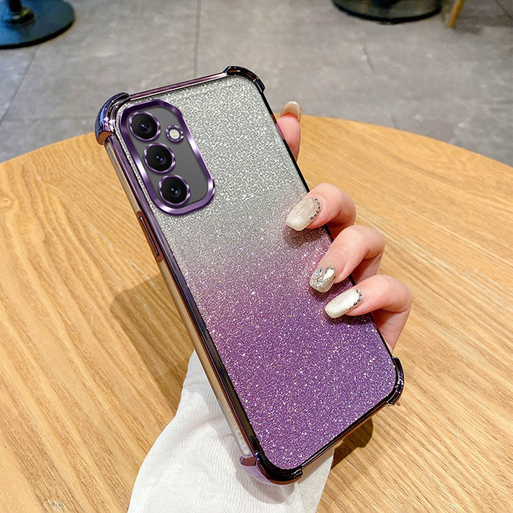 For Samsung Galaxy A35 5G Case Glitter TPU Phone Cover with Reinforced Corners