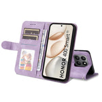 For Honor 400 Smart 5G / 4G / X7d 4G Leather Wallet Cases Skin Touch Phone Cover Stand with Strap