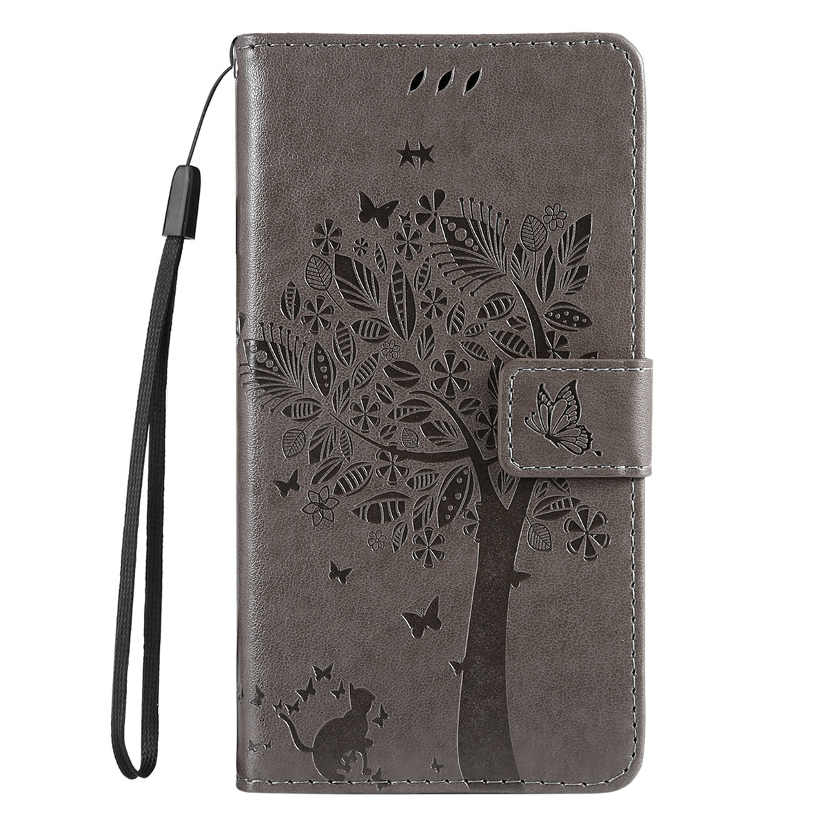 For Samsung Galaxy A18 5G / A17 5G / A26 5G / A16 5G / A16 4G Phone Case with Stand Cat Tree Pattern Leather Wallet Mobile Cover