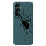 Til Samsung Galaxy A18 5G / A18 4G / A17 5G / A17 4G Cover Spider Mønster Printet Lige Kant TPU Telefon Bagcover